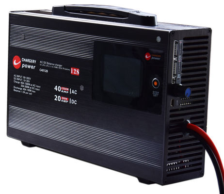 48V 1500W बैटरी बैलेंसर चार्जर डिस्चार्जर 4S 6S 8S 12S LiPo NMC LiFe LiTo Pb 40A
