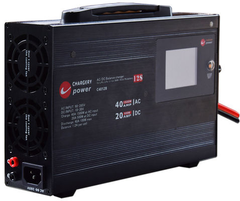 48V 1500W बैटरी बैलेंसर चार्जर डिस्चार्जर 4S 6S 8S 12S LiPo NMC LiFe LiTo Pb 40A