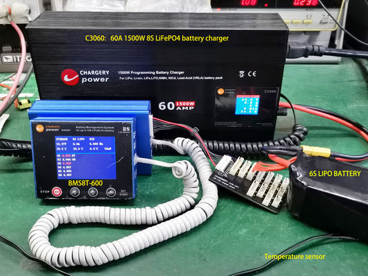 30V 1500W समायोज्य वोल्टेज वर्तमान बैटरी चार्जर एडाप्टर SMPS 1S 4S 8S 60A