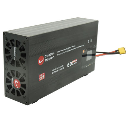 समायोज्य 29.7V 11S एलटीओ बैटरी चार्जर के लिए ई मोटरसाइकिल ई स्कूटर 1A-60A