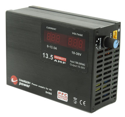 RoHS प्रमाणित SMPS प्रकार बैटरी चार्जर यूएवी 13A 30V 400W