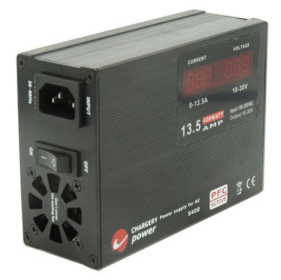 RoHS प्रमाणित SMPS प्रकार बैटरी चार्जर यूएवी 13A 30V 400W