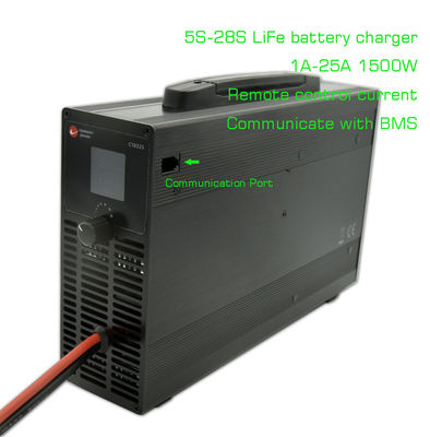 रिचार्जेबल LFP Lifepo4 लिथियम बैटरी चार्जर C10325 5S से 28S 102.2V