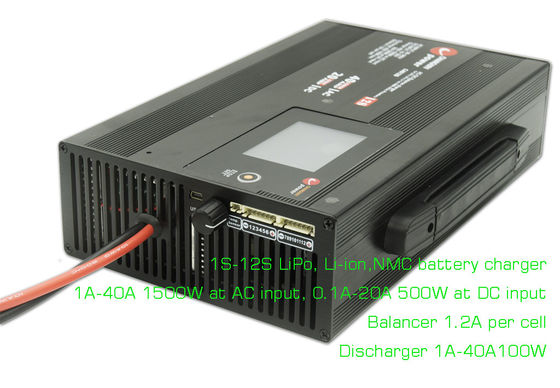 8S LiPo NMC लिथियम आयन बैटरी लिथियम आयन संतुलन चार्जर 50.4V 40A